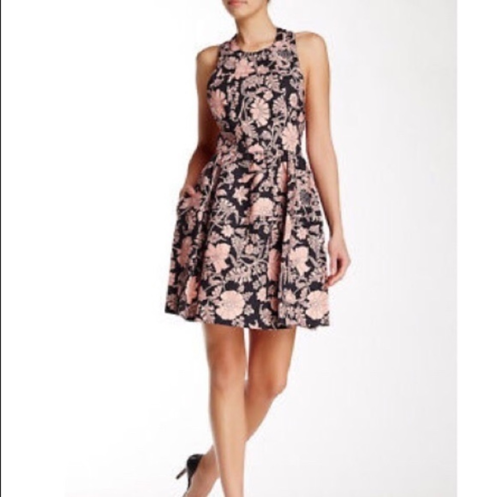 NWOT Jill Stuart Aydan Jewel Neck Mini Dress Size 0
